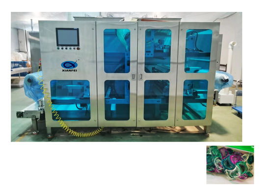 2800kg Capacidade de carga Máquina de fabricação de detergente de cápsula de aço inoxidável de automação completa