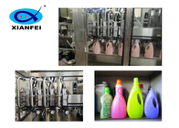 Máquina automática de enchimento de servo-detergente para enchimento de champô em garrafas planas
